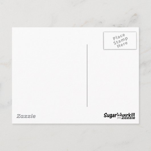 Itami de Voodoo Doll Briefkaart (Achterkant)