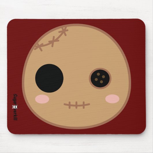 Itami de Voodoo Doll Head Muismat (Voorkant)