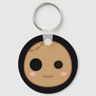 Itami de Voodoo Doll Head Sleutelhanger