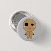 Itami de Voodoo Doll Ronde Button 3,2 Cm (Voorkant /achterkant)