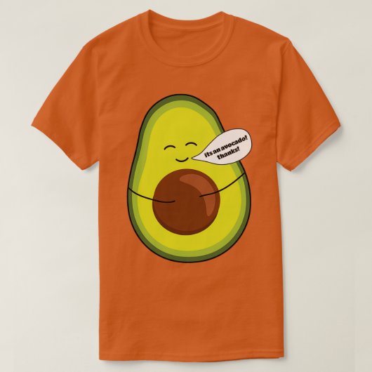 Itamp39s An Avocado Bedankt vin 2 T-shirt (Design voorkant)