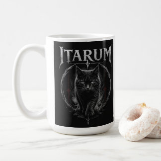 Itarum Cat Gothic Black Cat Dark Fantasy Art Koffiemok