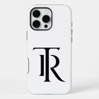 ITARUM Minimalist Luxury Monogram Logo Black iPhone 16 Pro Max Hoesje