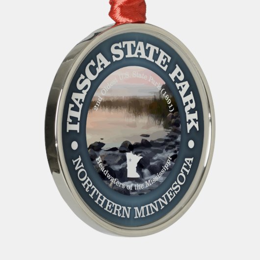 Itasca Metalen Ornament (Rechts)