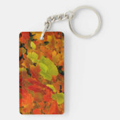 Itasca State Park, herfstkleuren Sleutelhanger (achterkant)