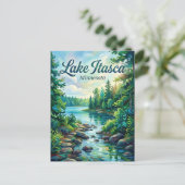 Itasca State Park Minnesota Briefkaart (Staand voorkant)