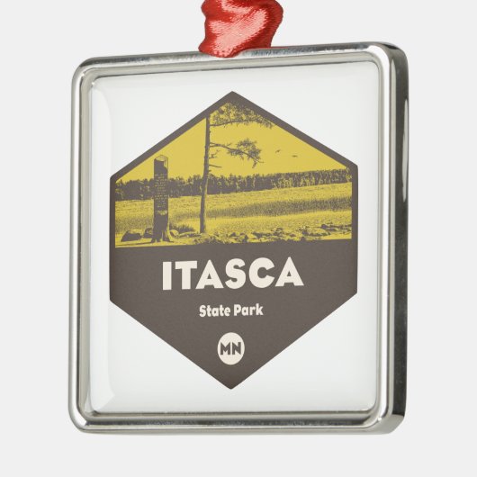 Itasca State Park Minnesota Metalen Ornament (Links)