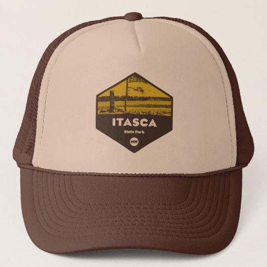 Itasca State Park Minnesota Trucker Pet (Voorkant)