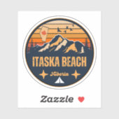 Itaska Beach, Alberta Sticker (Vel)