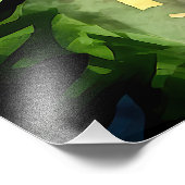 "Itáyara" geschilderde varen - Vrouwen in het Amaz Foto Afdruk (Hoek)