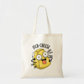 Itch-cheese Funny Cheese Pun Tote Bag (Voorkant)