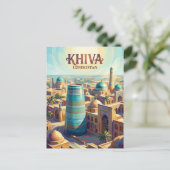 Itchan Kala Oezbekistan Briefkaart (Staand voorkant)