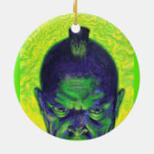 Itchiwan-versieringen Keramisch Ornament (Achterkant)