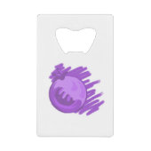 ITD Blurberries en crème Creditkaart Flessenopener (Voorkant)