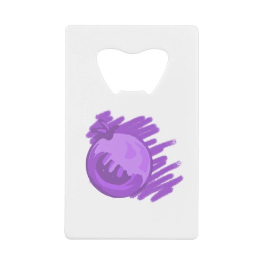 ITD Blurberries en crème Creditkaart Flessenopener (Voorkant)