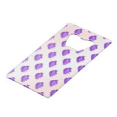 ITD Blurberries en crème Creditkaart Flessenopener (Achterkant Gekanteld)