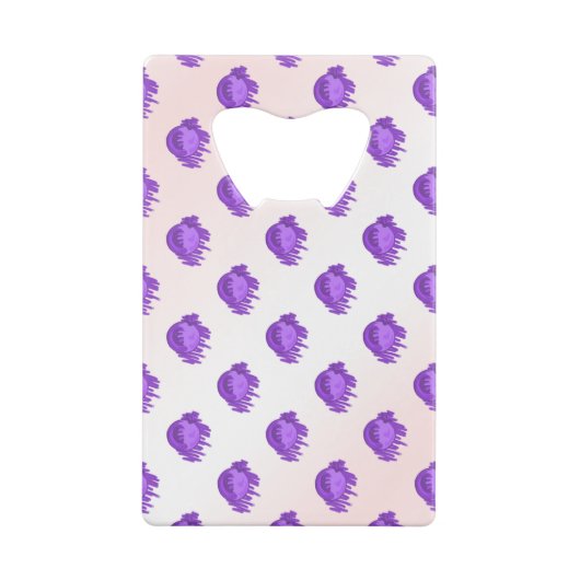 ITD Blurberries en crème Creditkaart Flessenopener (Achterkant)