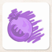 ITD Blurberries en crème Kartonnen Onderzetters (Voorkant)