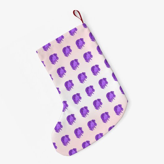 ITD Blurberries en crème Kleine Kerstsok (Achterkant (Hangend))