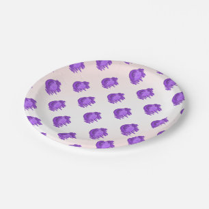 ITD Blurberries en crème Papieren Bordje