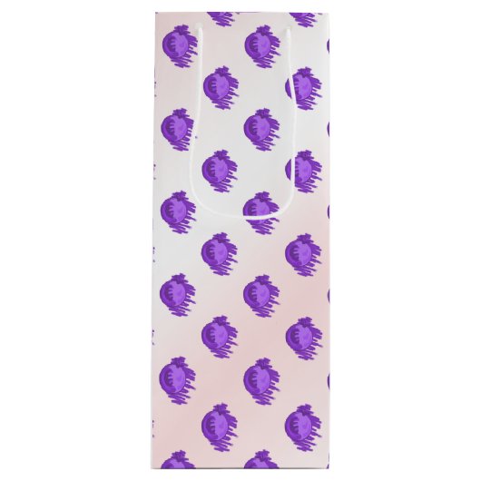 ITD Blurberries en crème Wijn Cadeautas (Voorkant)