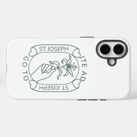 Ite Ad Joseph Case-Mate iPhone Case (Achterkant (horizontaal))