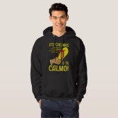 Ite Calmas O Te Calmo Mexican Pride Mexicana Mothe Hoodie (Voorkant volledig)