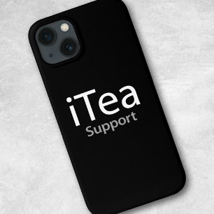 iTea-ondersteuning - Een papa grap voor theedrinke Case-Mate iPhone Case