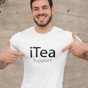 iTea support - Een pap voor theeddrinkers - grappi T-shirt