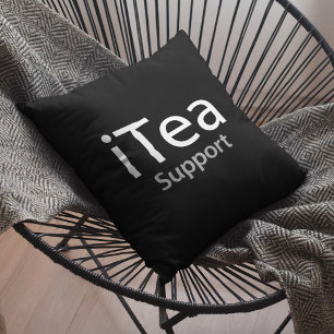 iTea Support - een pap voor theekdrinkers - grappi Kussen