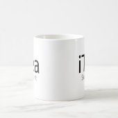 iTea support - Een papa woordspeling voor theedrin Koffiemok (Center)