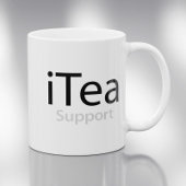 iTea support - Een papa woordspeling voor theedrin Koffiemok