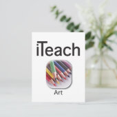 iteachART-briefkaart Briefkaart (Staand voorkant)