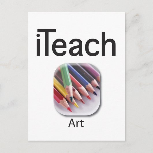 iteachART-briefkaart Briefkaart (Voorkant)