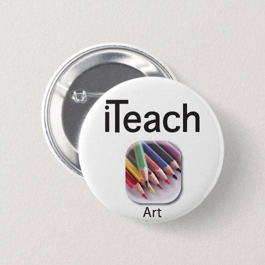 iteachART-flair Ronde Button 5,7 Cm (Voorkant /achterkant)