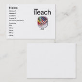 iteachART-visitekaartje Visitekaartje (Voorkant / Achterkant)