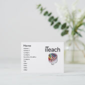 iteachART-visitekaartje Visitekaartje (Staand voorkant)