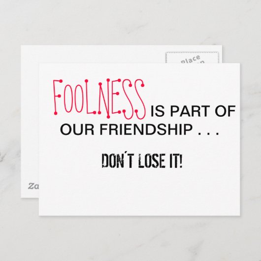 Items Briefkaart (Voorkant / Achterkant)