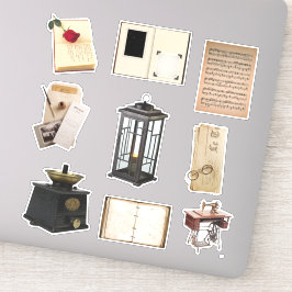  items Tijdschrift Scrapbook Stickers set 1
