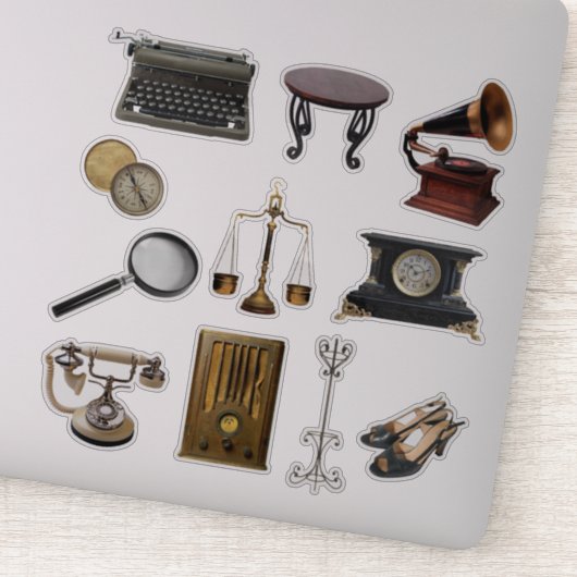 items Tijdschrift Scrapbook Stickers set 2 (Detail)