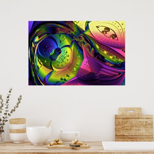 Iterate Afbeelding Black Light Poster 13 (Keuken)