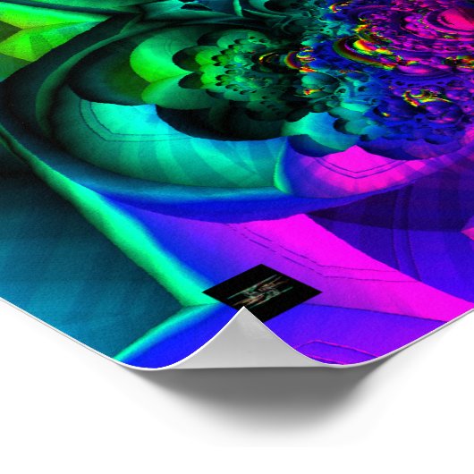 Iterate Imagery Black Light Poster #1 (Hoek)