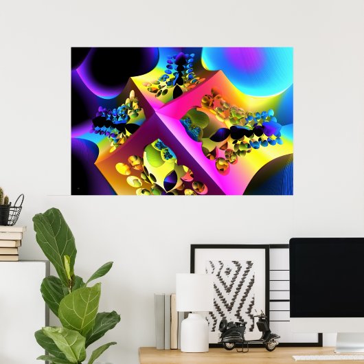 Iterate Imagery Black Light Poster 49 (Thuiskantoor)