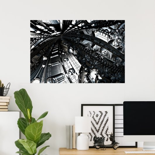 Iterate Imagery Metallic Zone Poster 16 (Thuiskantoor)