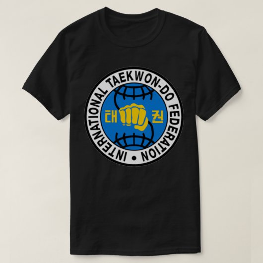 ITF International TaekwonDo Federation T-shirt (Design voorkant)