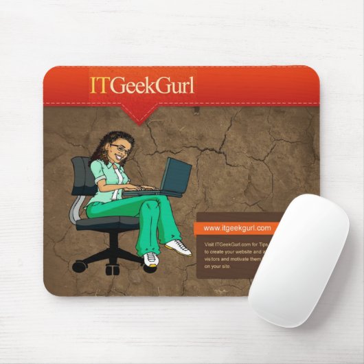 ITGeekGurl Mousepad Muismat (Met muis)
