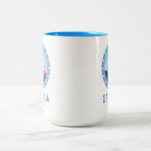 Ithaca-eiland Tweekleurige Koffiemok (Center)