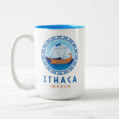 Ithaca-eiland Tweekleurige Koffiemok (Links)