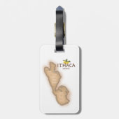 ithaca griekenland kaart bagagelabel (Achterkant verticaal)