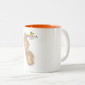 ithaca griekenland tweekleurige koffiemok (Voorkant rechts)